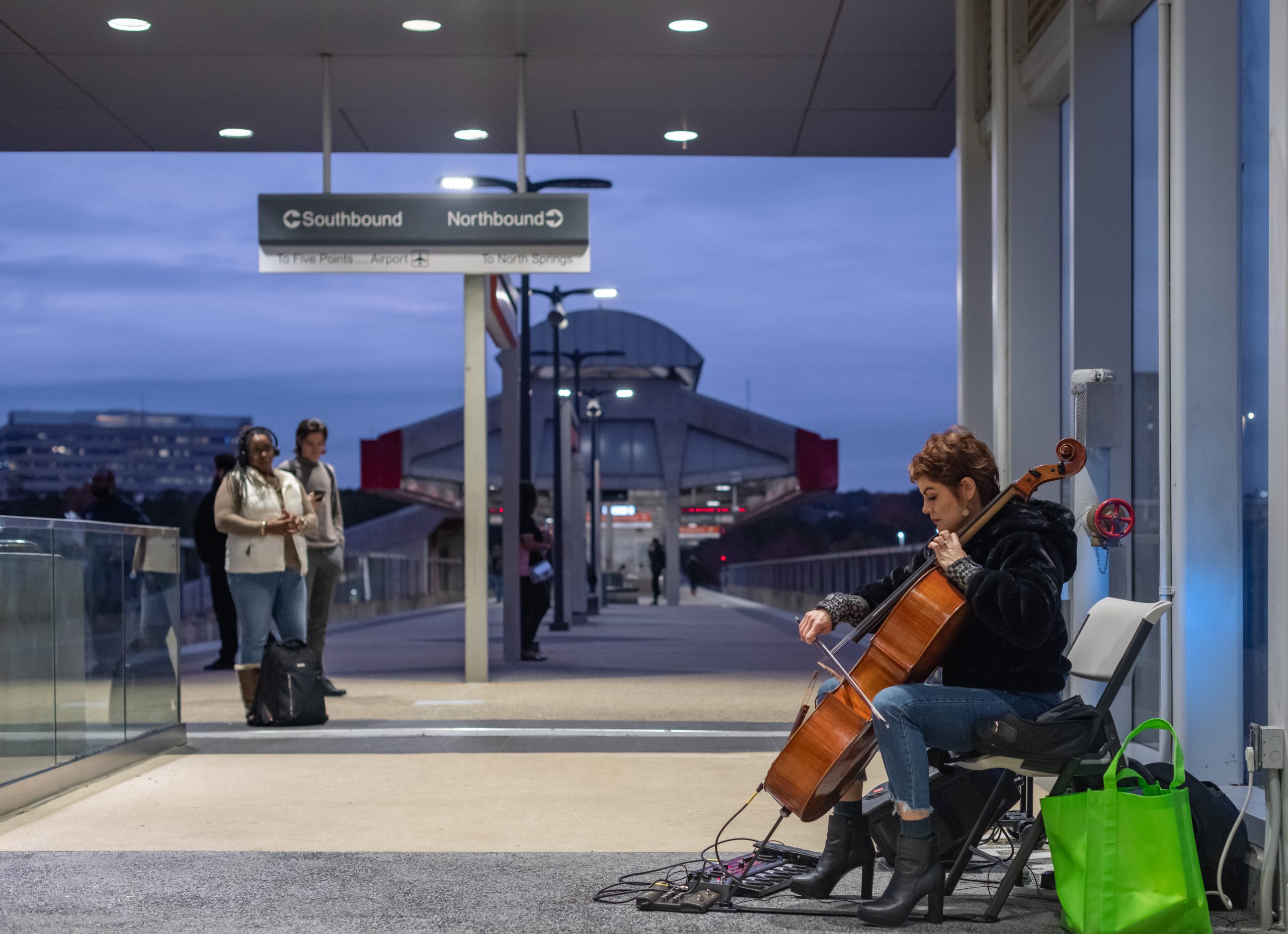 Jenn Cornell at Dunwoody Station