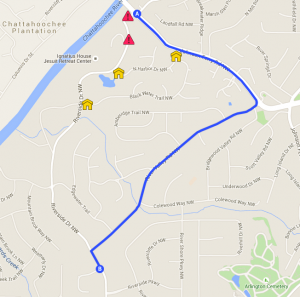 RIVERSIDE DRIVE:JOHNSON FERRY ROAD INTERSECTION CLOSING FOR ...